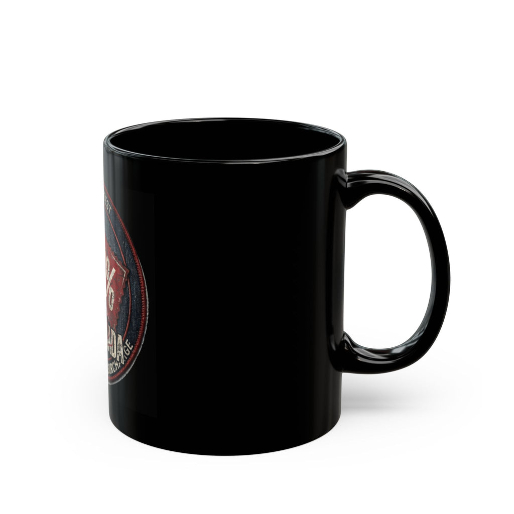 "50% Off Canada" Black Ceramic Mug