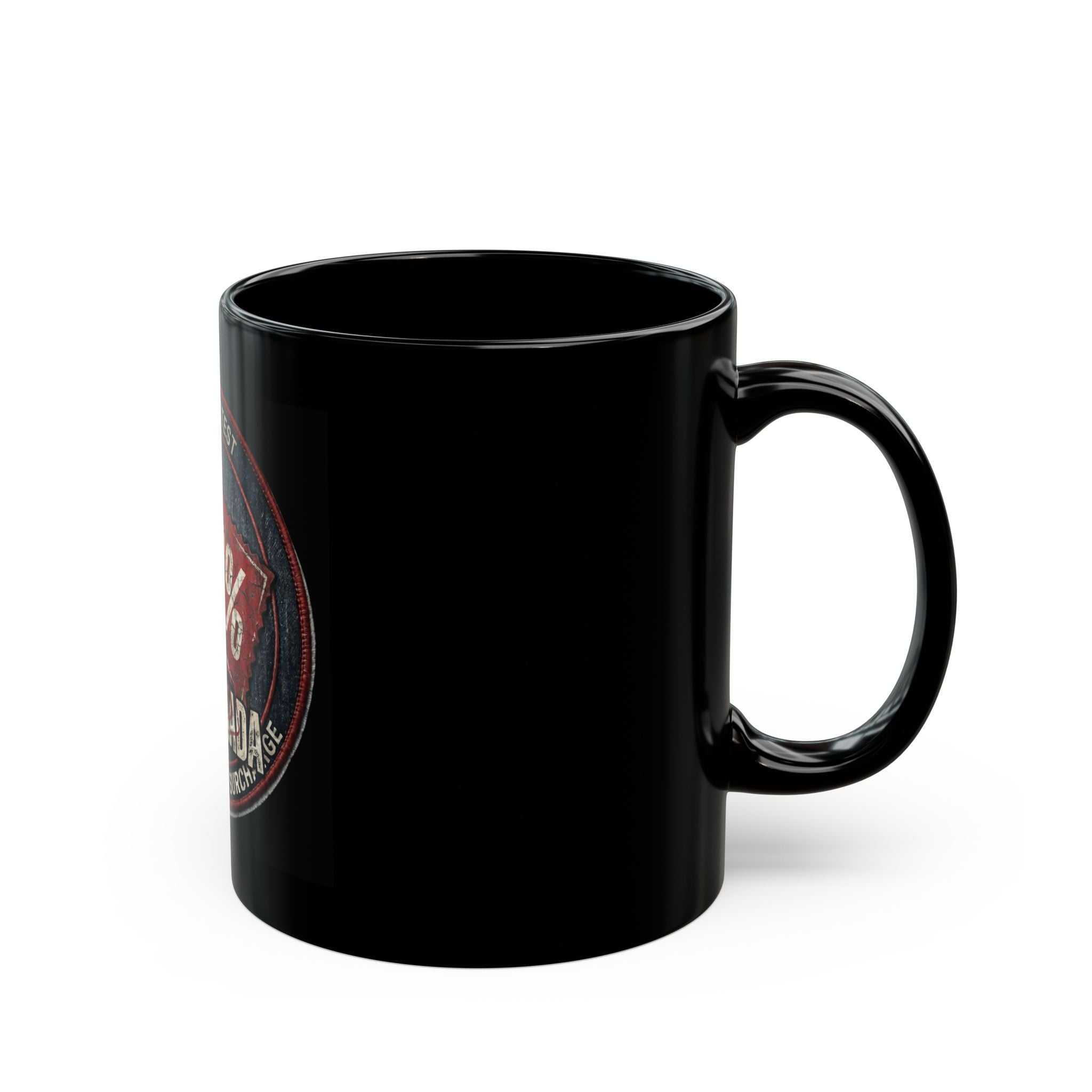 "50% Off Canada" Black Ceramic Mug