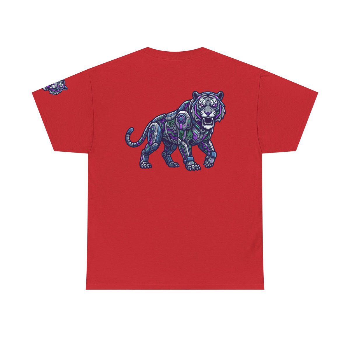 Color: Red | Cyber Tiger Premium Graphic Tee
