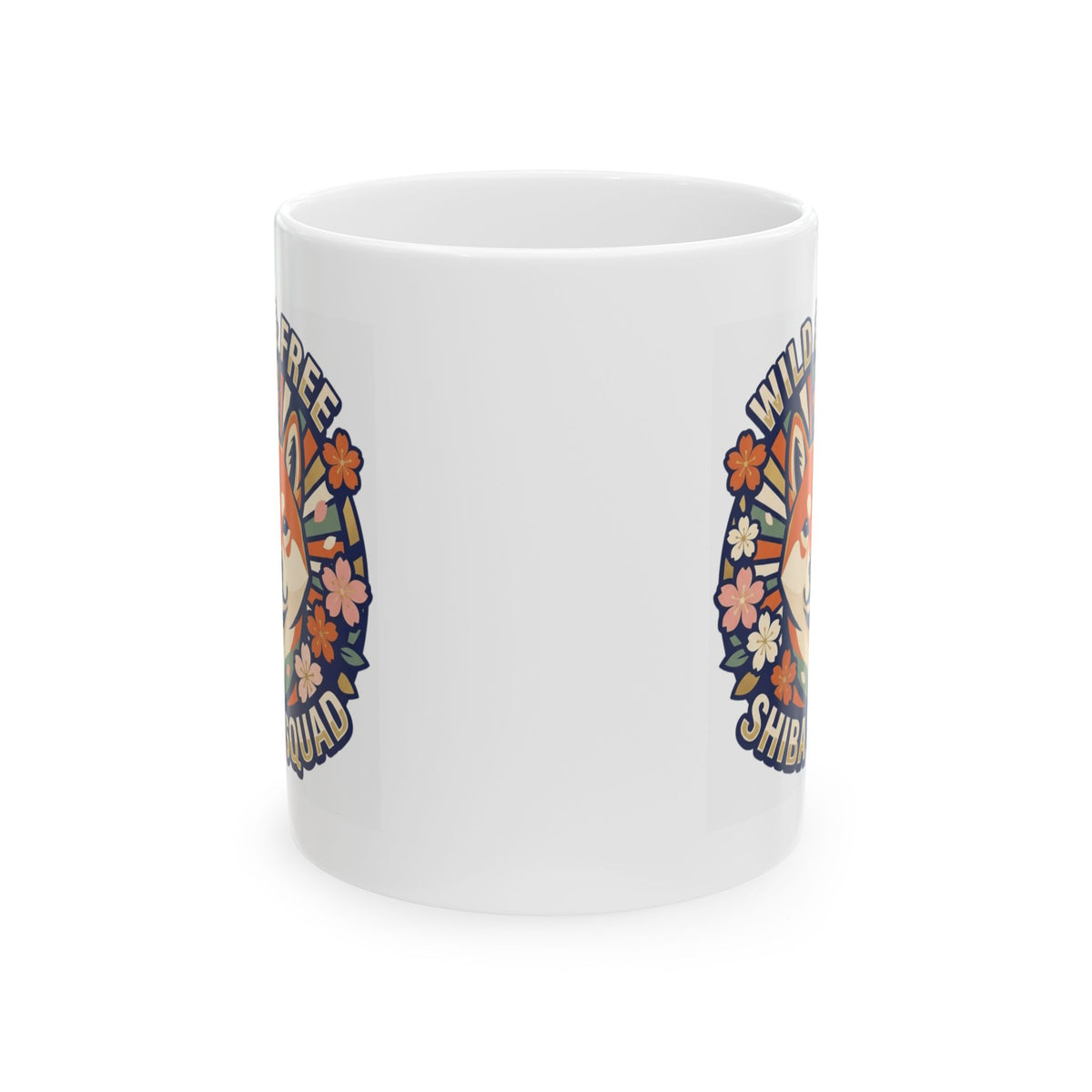 "Shiba Squad" White Ceramic Mug