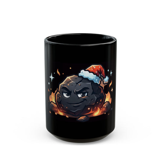 "Nice List Nominee" Black Ceramic Mug — Graphic