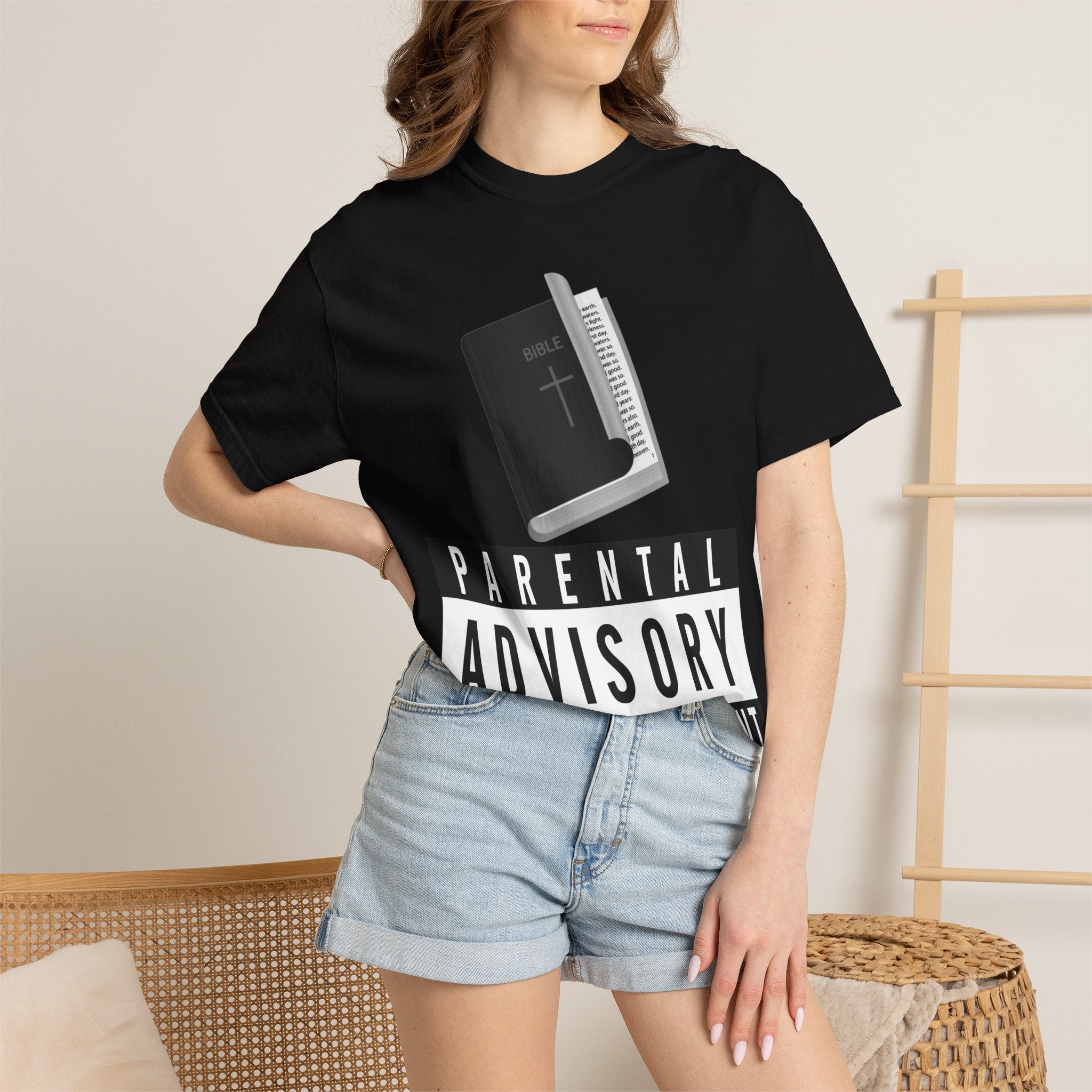 "Rated R for Religious" Unisex Garment-Dyed T-shirt