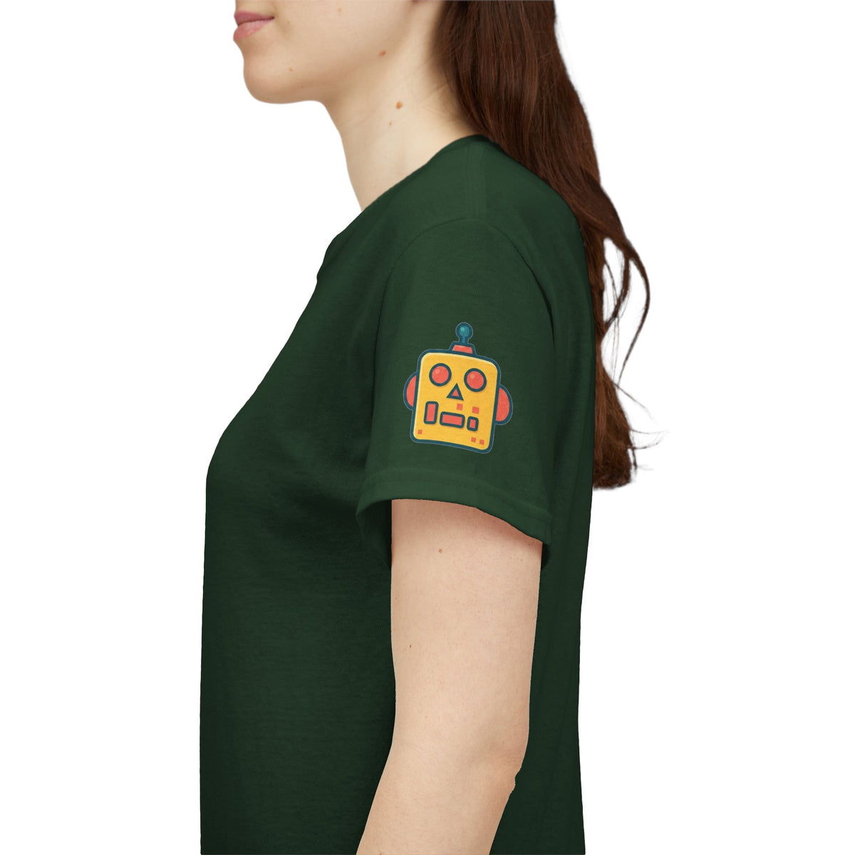 Color: Forest Green | Toy Robot Premium Graphic Tee