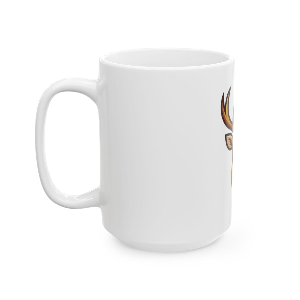 "August Legend" White Ceramic Mug — Graphic