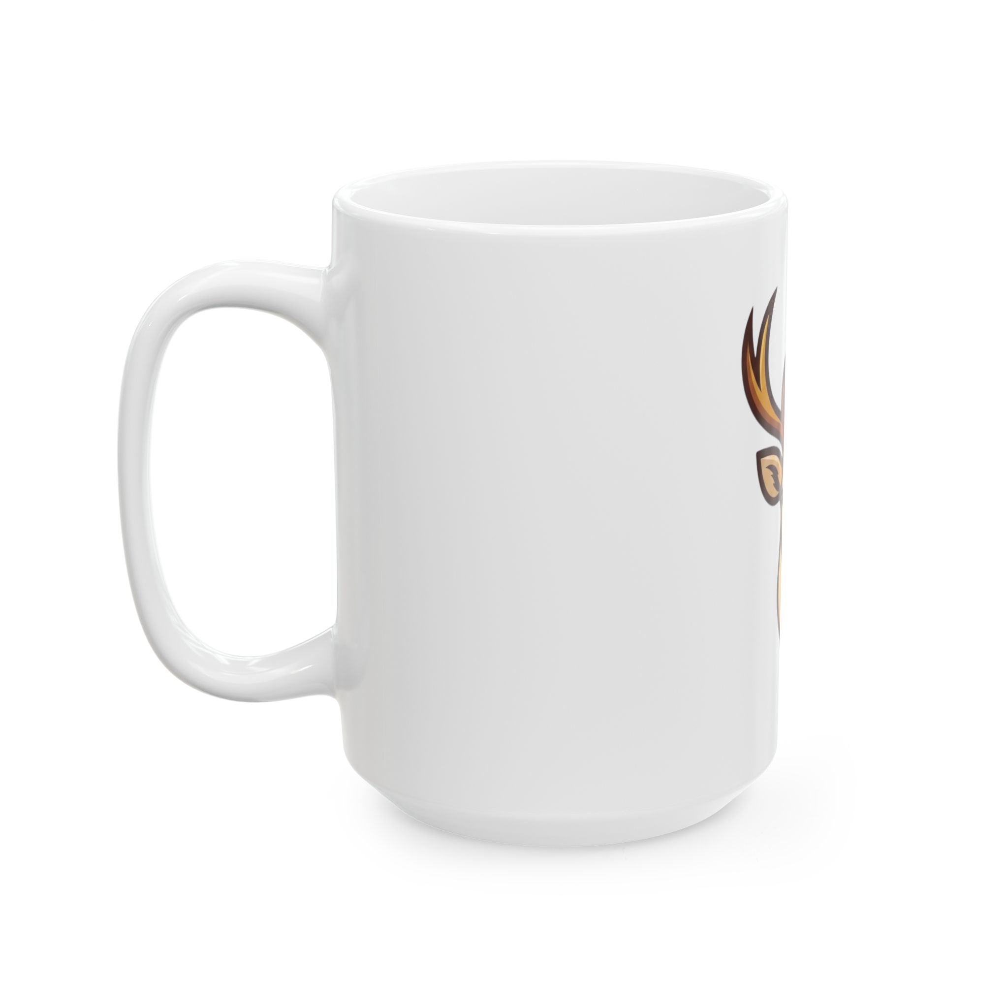 "August Legend" White Ceramic Mug — Graphic