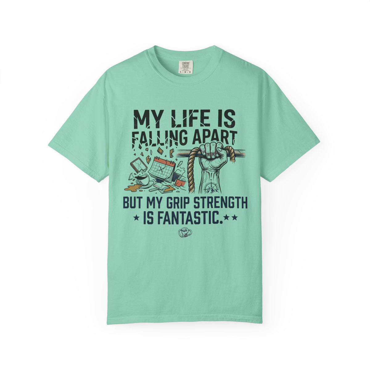 Color: Island Reef | My Life is Falling Apart Unisex Garment-Dyed Tee