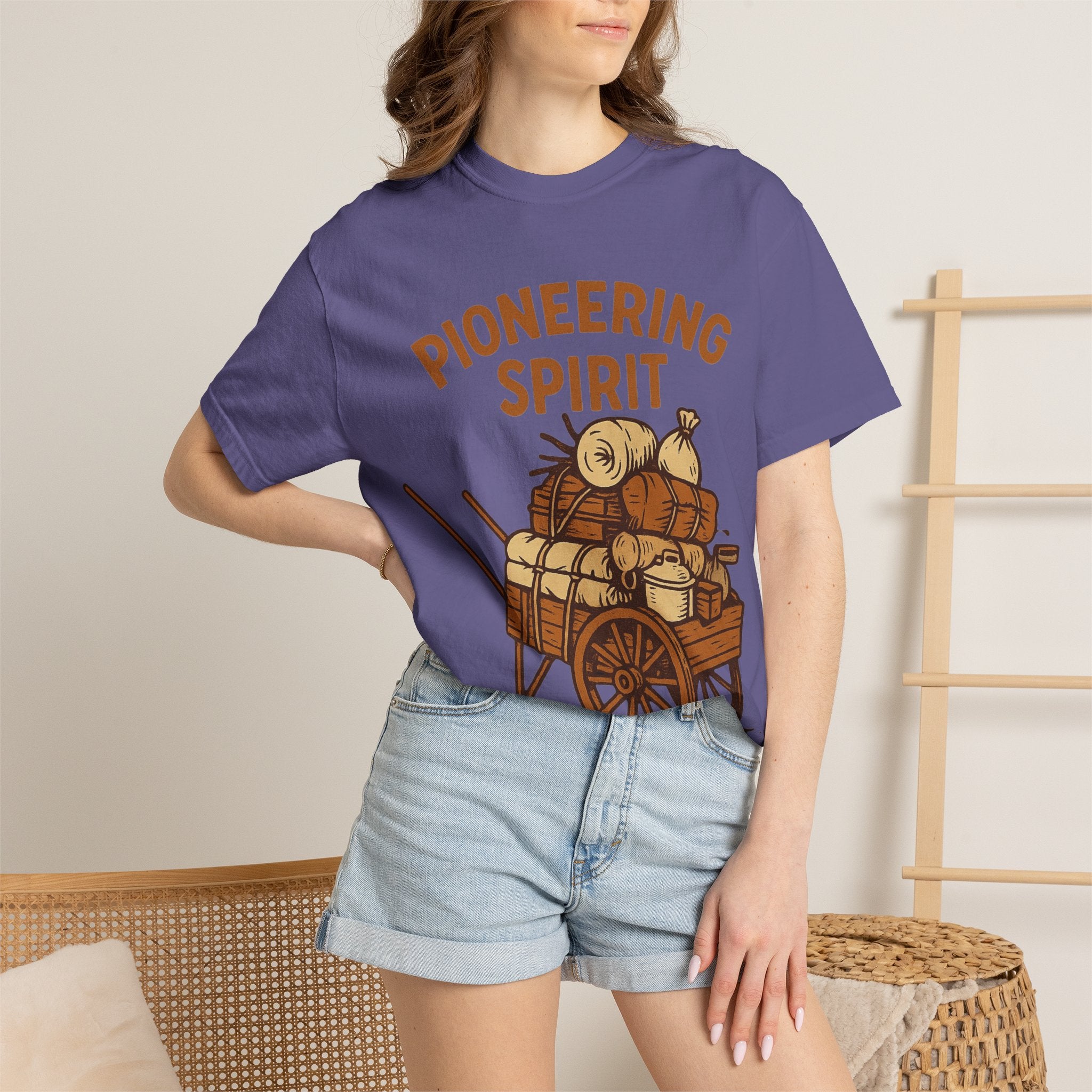 "Pioneering Spirit" Unisex Garment-Dyed T-shirt
