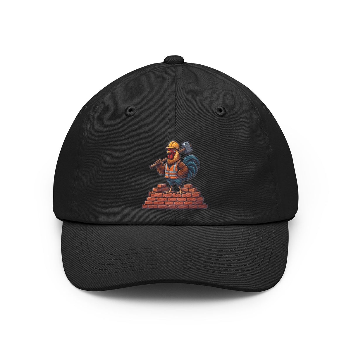 Color: Black | Biggest Erection in Town Dad Hat — Graphic