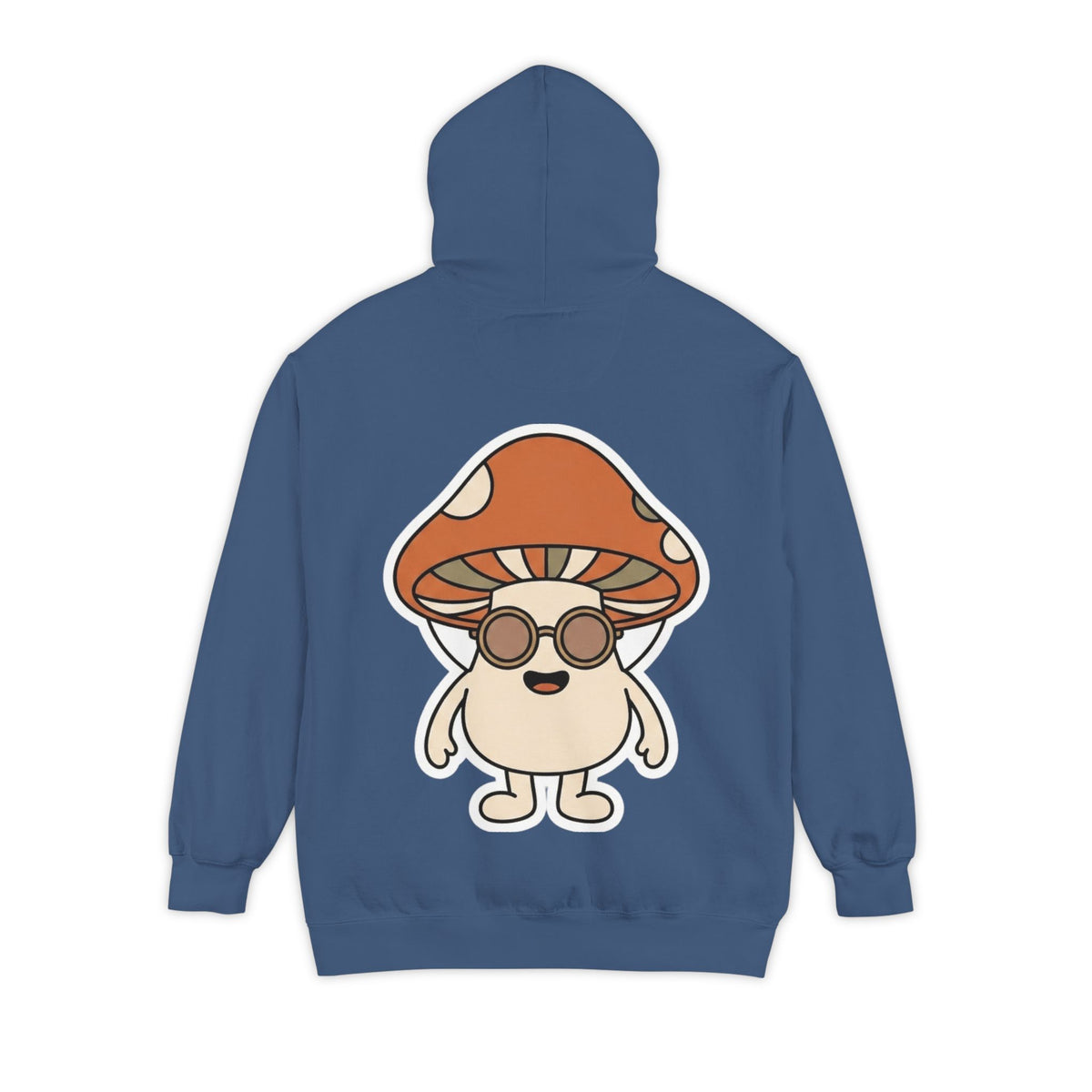 Color: True Navy | Shroom Man Garment-Dyed Hoodie