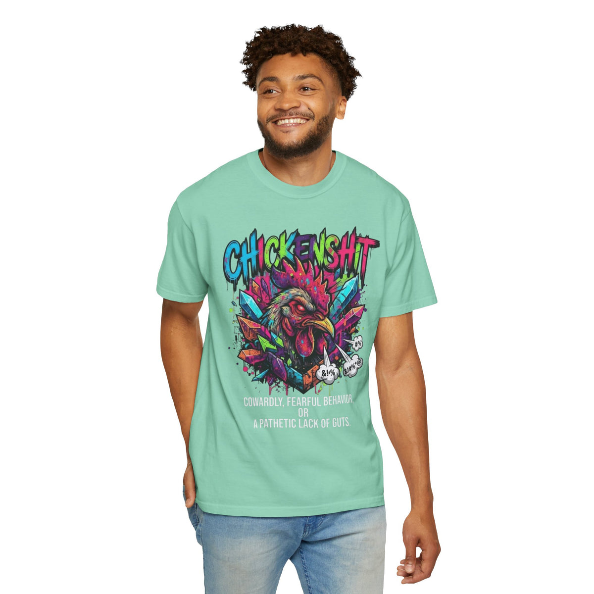 Color: Island Reef | Chickenshit Unisex Garment-Dyed Tee