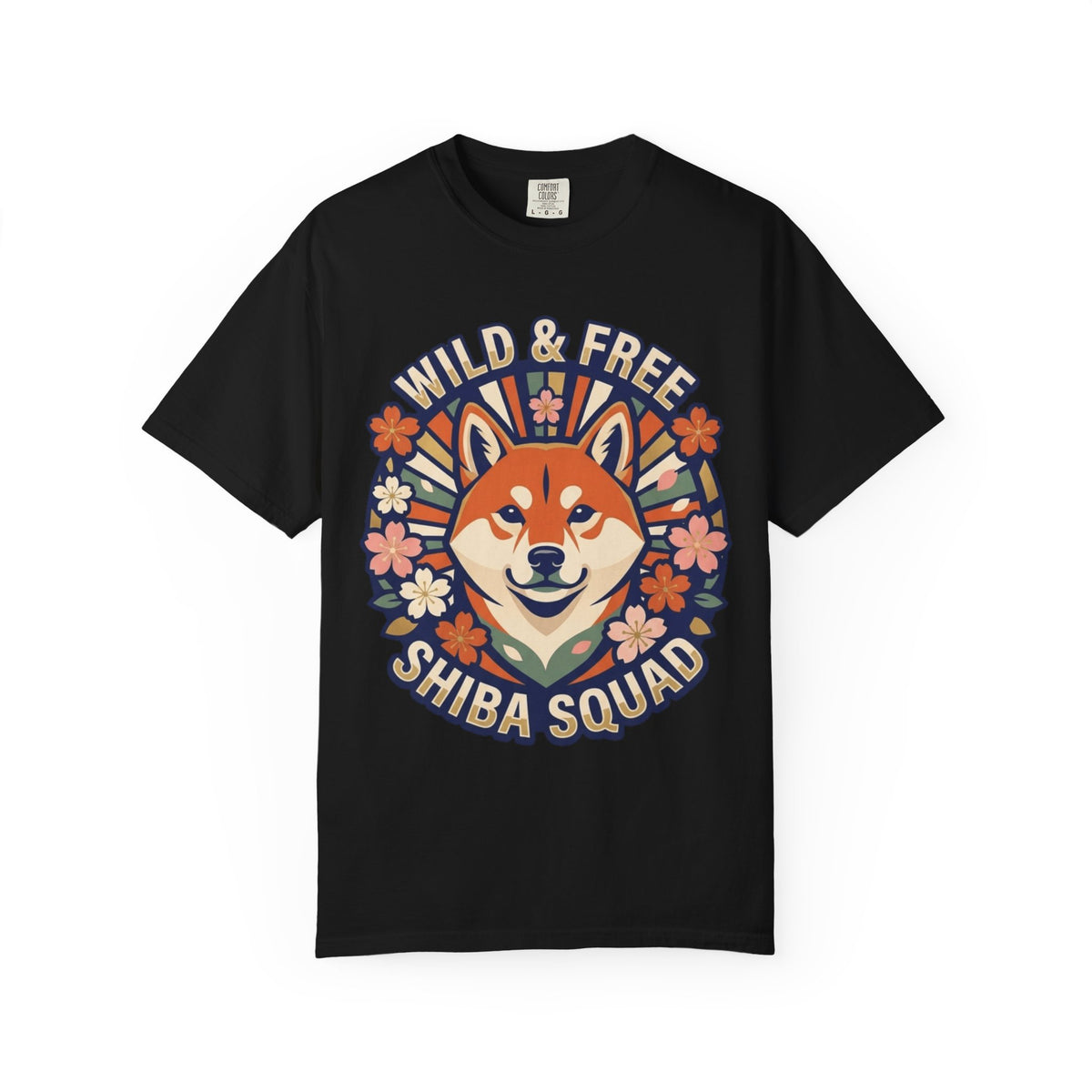 "Shiba Squad" Unisex Garment-Dyed Tee