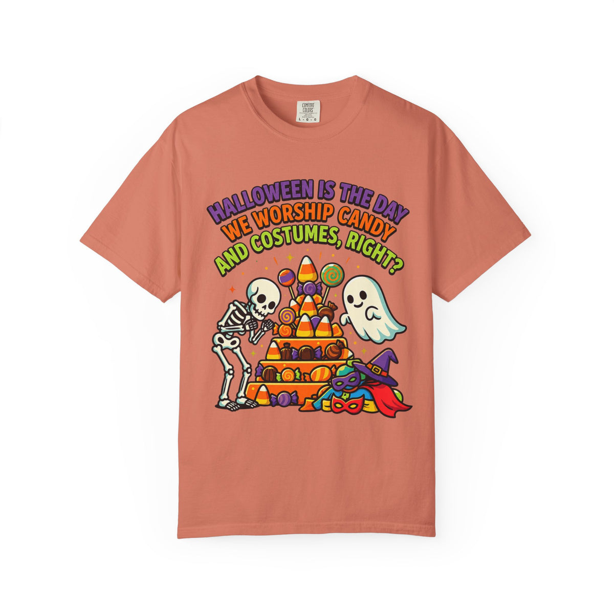 Color: Terracotta | Worship Candy Unisex Garment-Dyed Tee