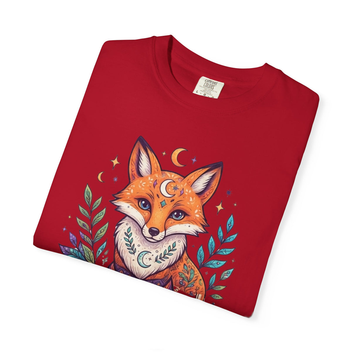 "Hippy Fox" Unisex Garment-Dyed Tee