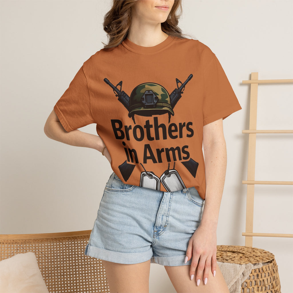 "Brothers in Arms" Unisex Garment-Dyed T-shirt