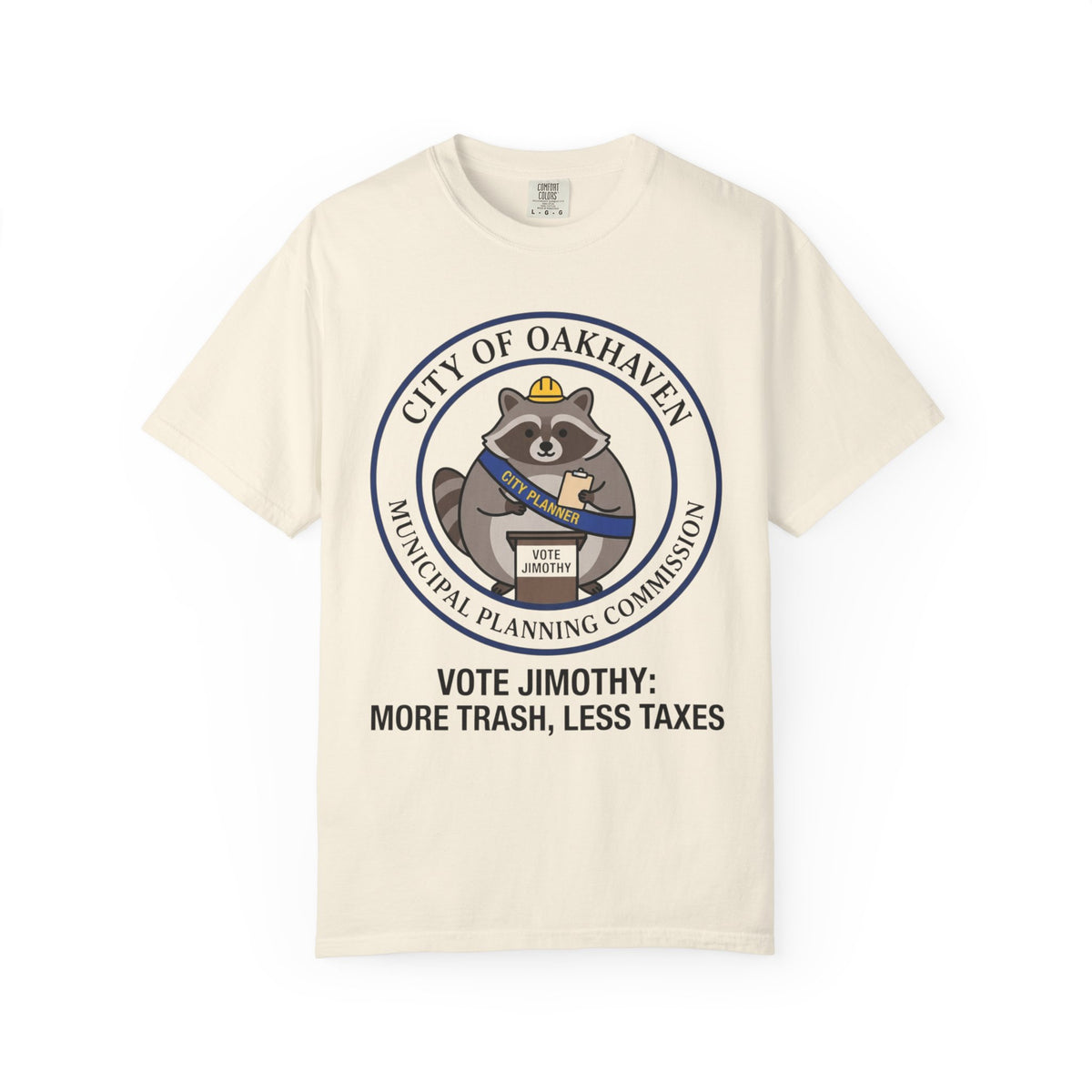 Color: Ivory | Jimothy Unisex Garment-Dyed Tee