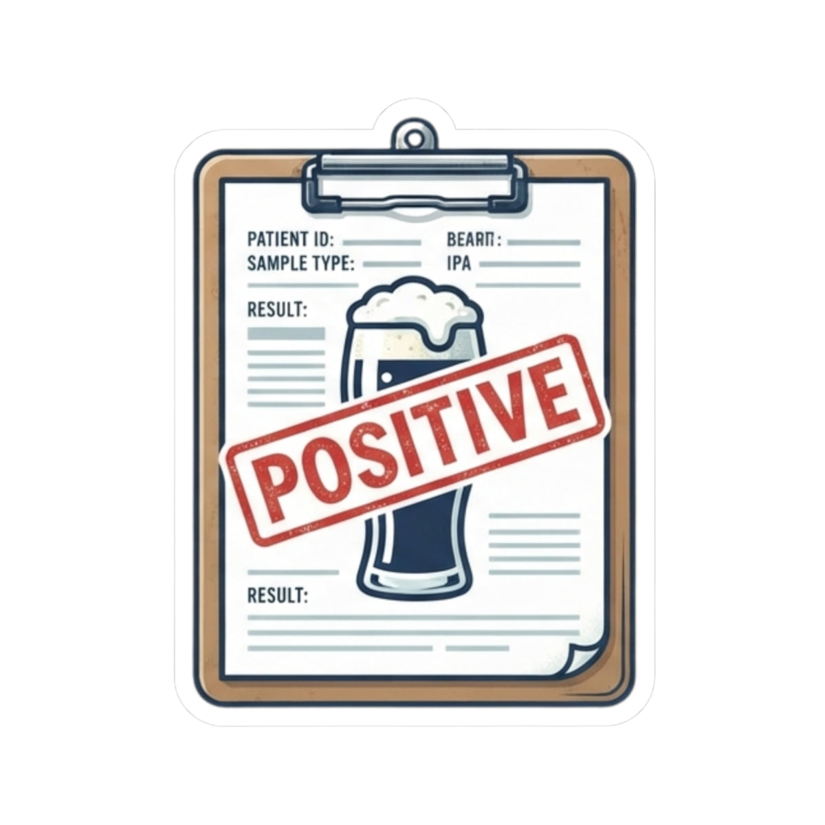 "False Positive IPA" Sticker