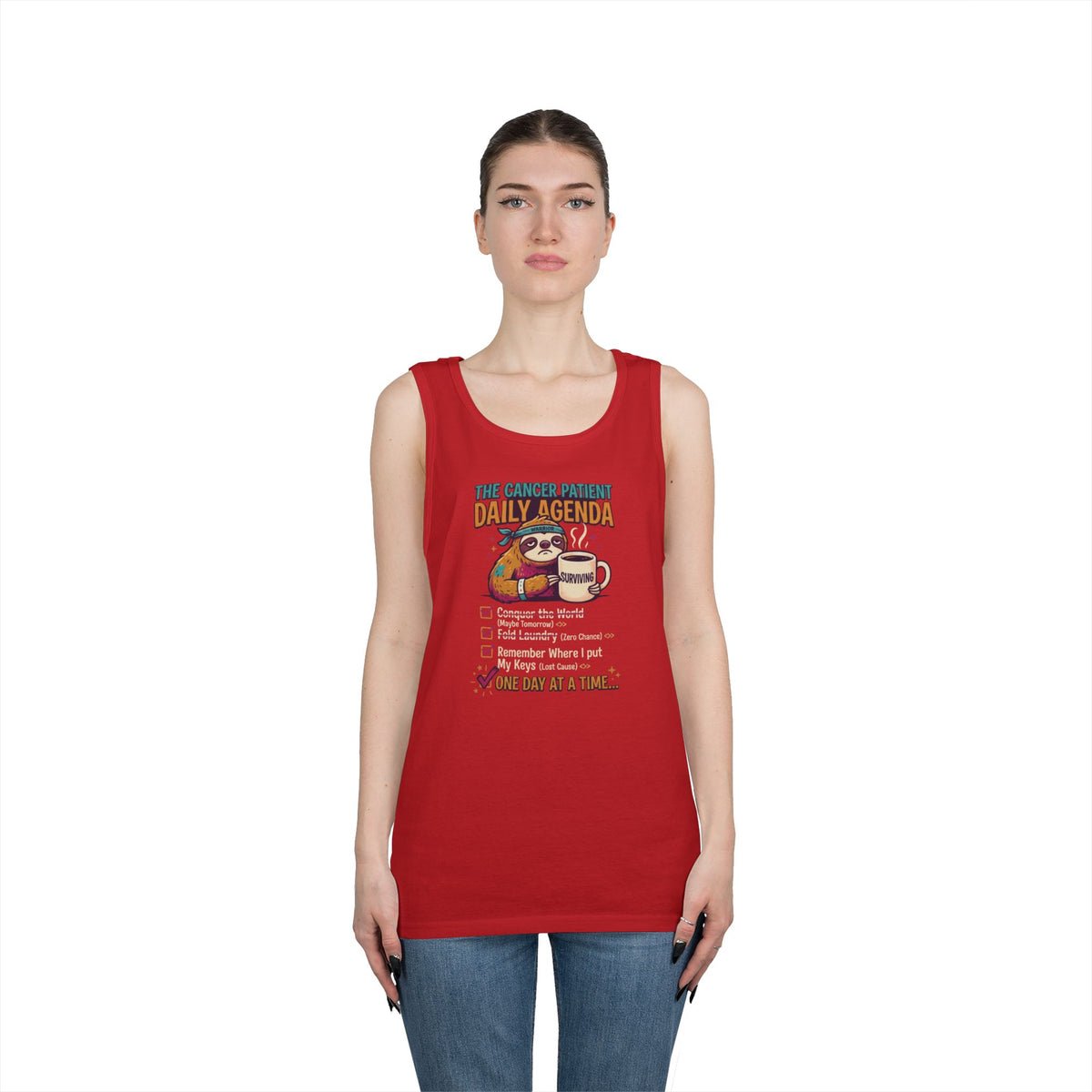 "Cancer One Day At A Time" Tank Top