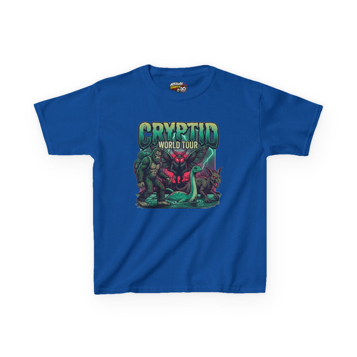 "Puzizia (Global-Cryptid Mashup) Cryptid World Tour" Kids Tee