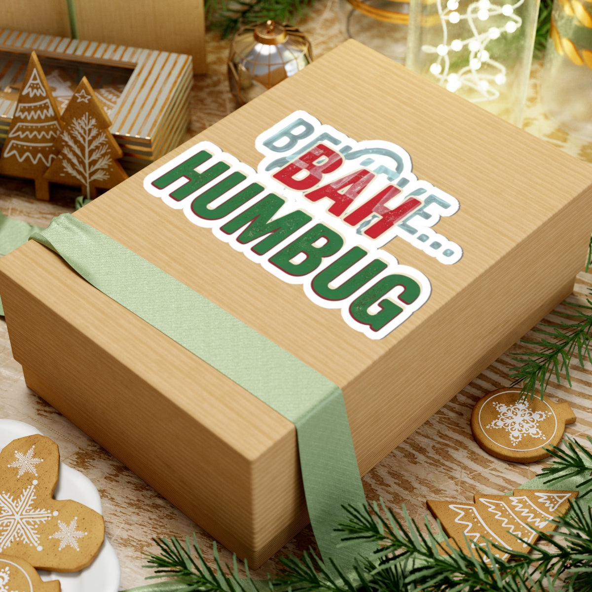 "Bah Humburg" Sticker — Main
