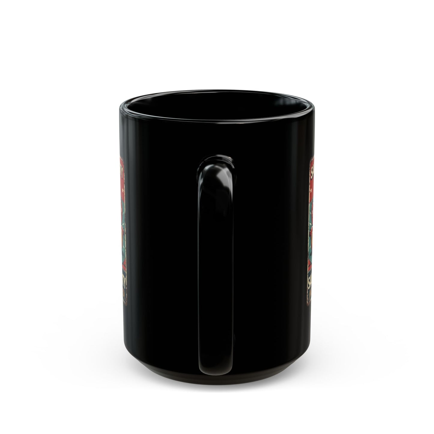 "Sausage Party" Black Ceramic Mug