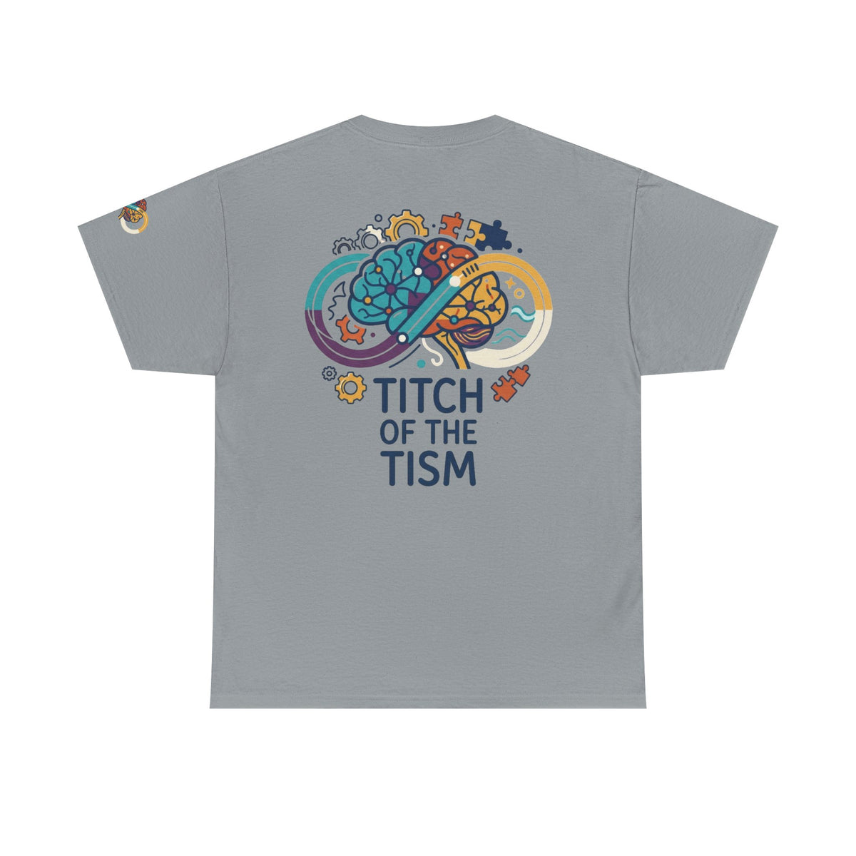 Color: Gravel | Titch of the Tism Premium Graphic Tee