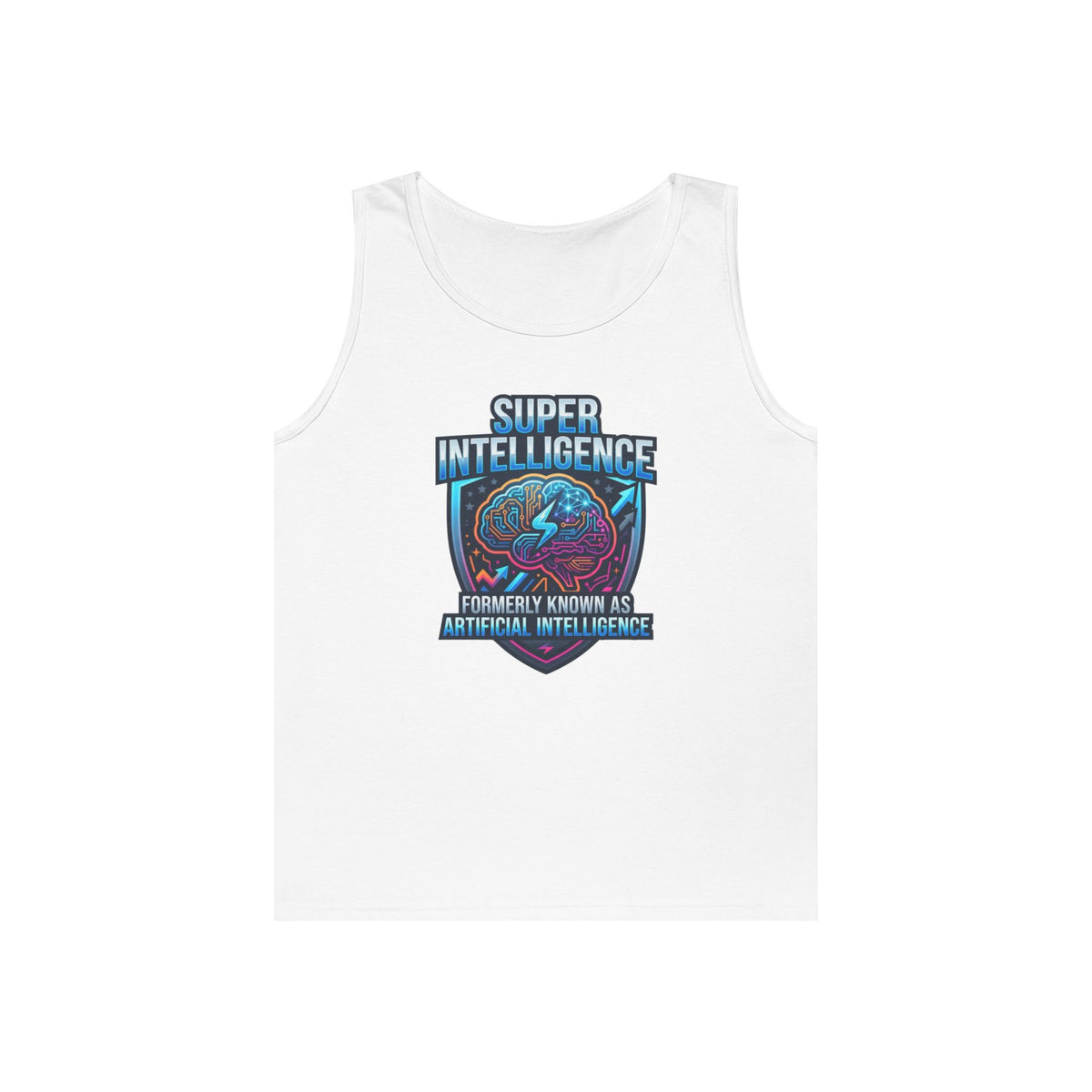 Color: White | Super Intelligence Tank Top