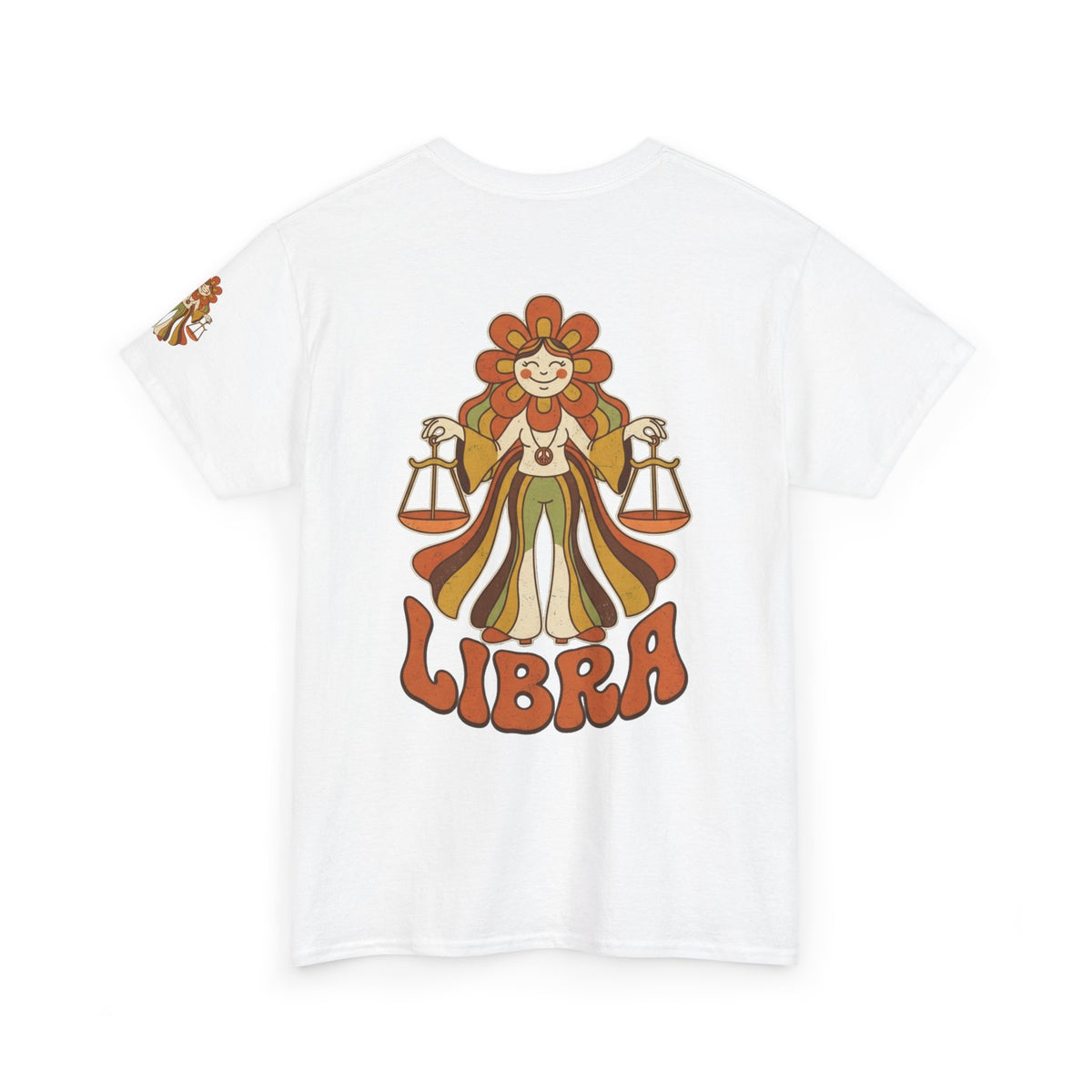 "Retro Mascot Groovy Libra" Premium Graphic Tee