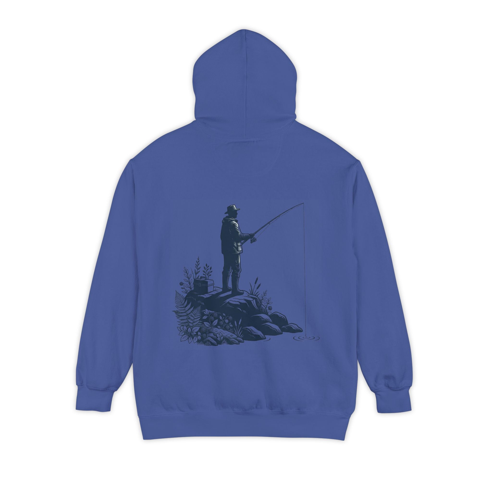 "Fishing" Garment-Dyed Hoodie