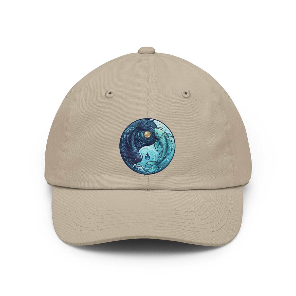 Color: Stone | Yin Yang Pisces Dad Hat