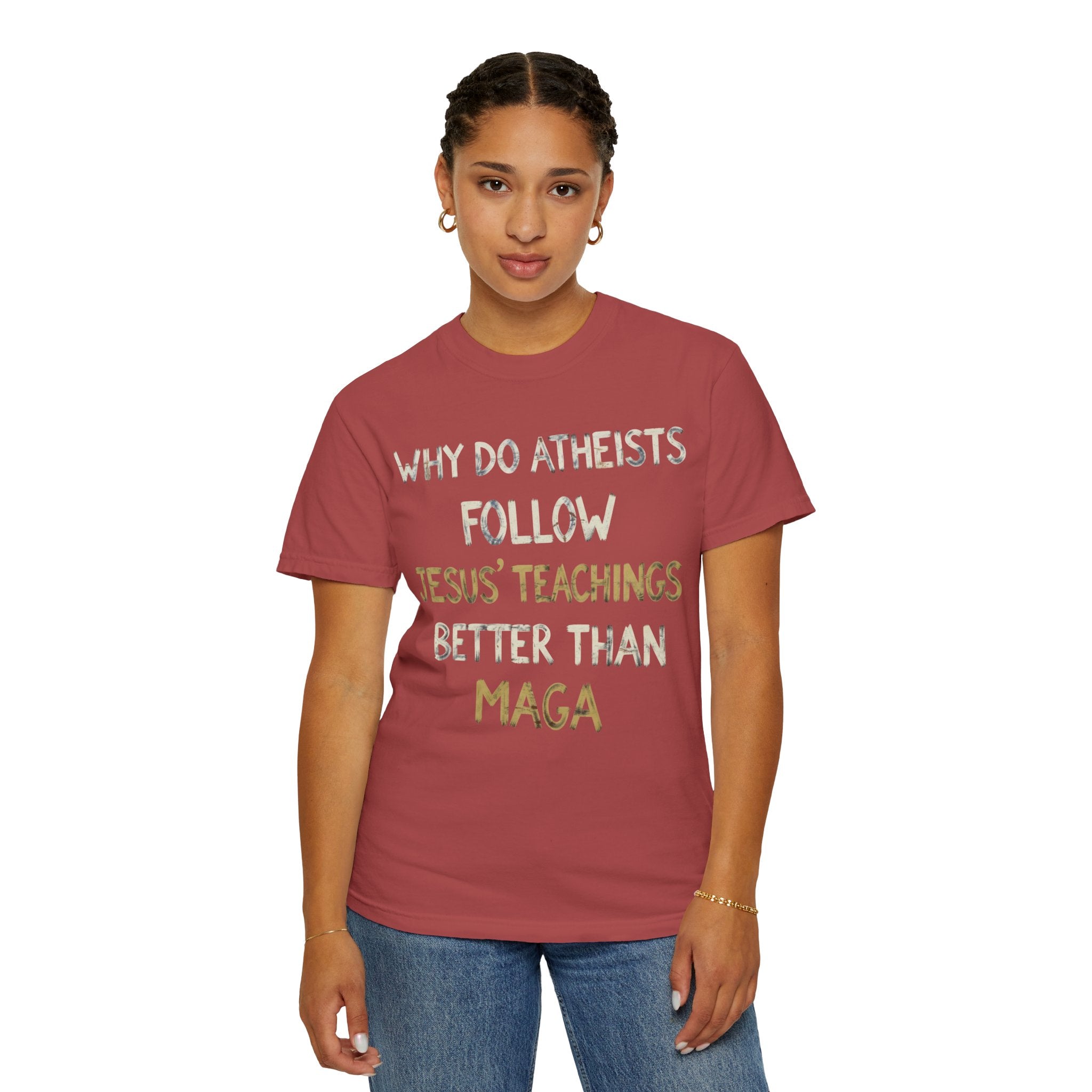 "Jesus Teachings" Unisex Garment-Dyed Tee