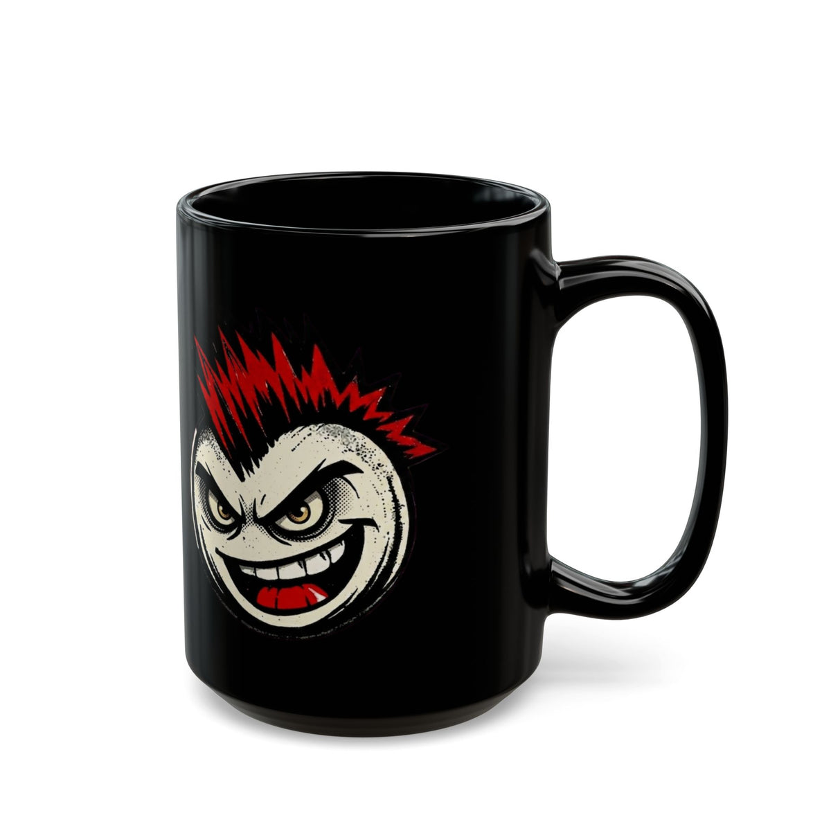 "Hazard" Black Ceramic Mug
