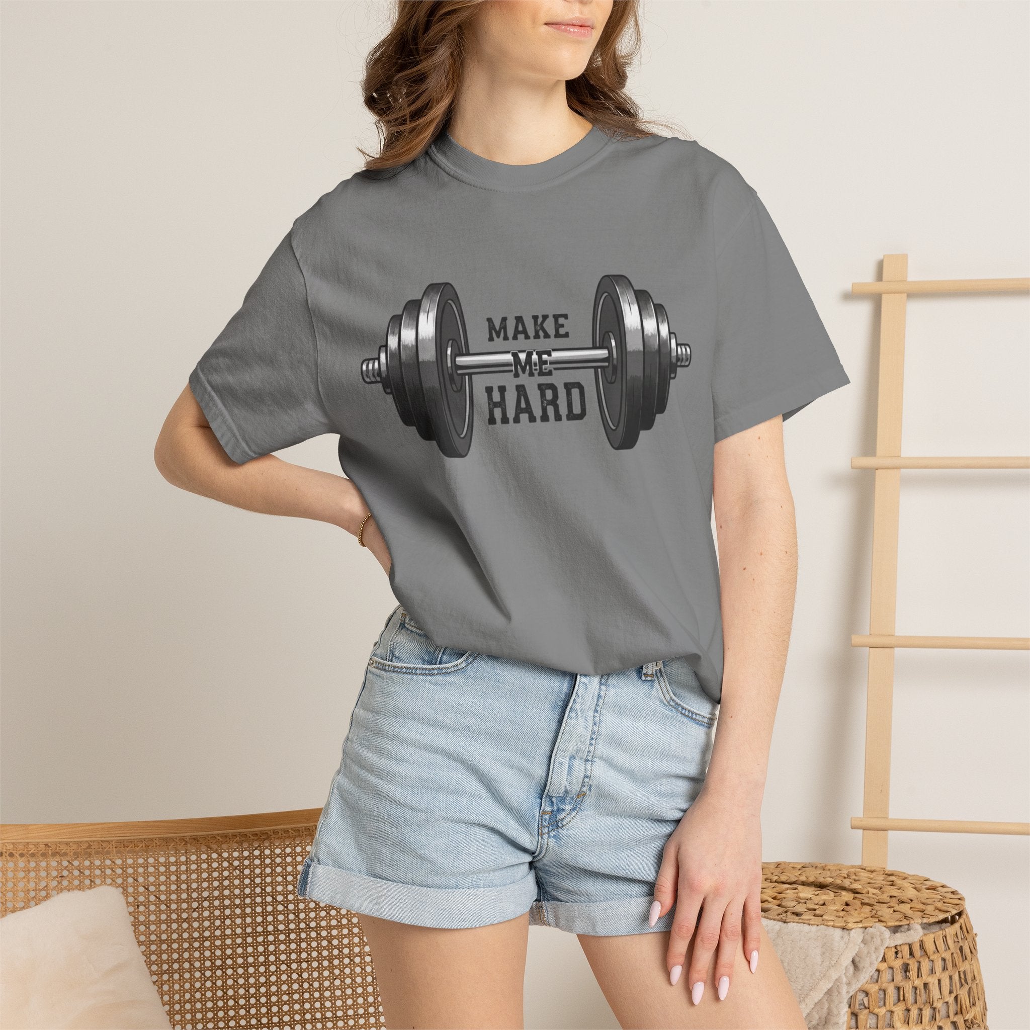 Make Me Hard - Morning Demands | Garment-Dyed Tee — AttitudeShirts