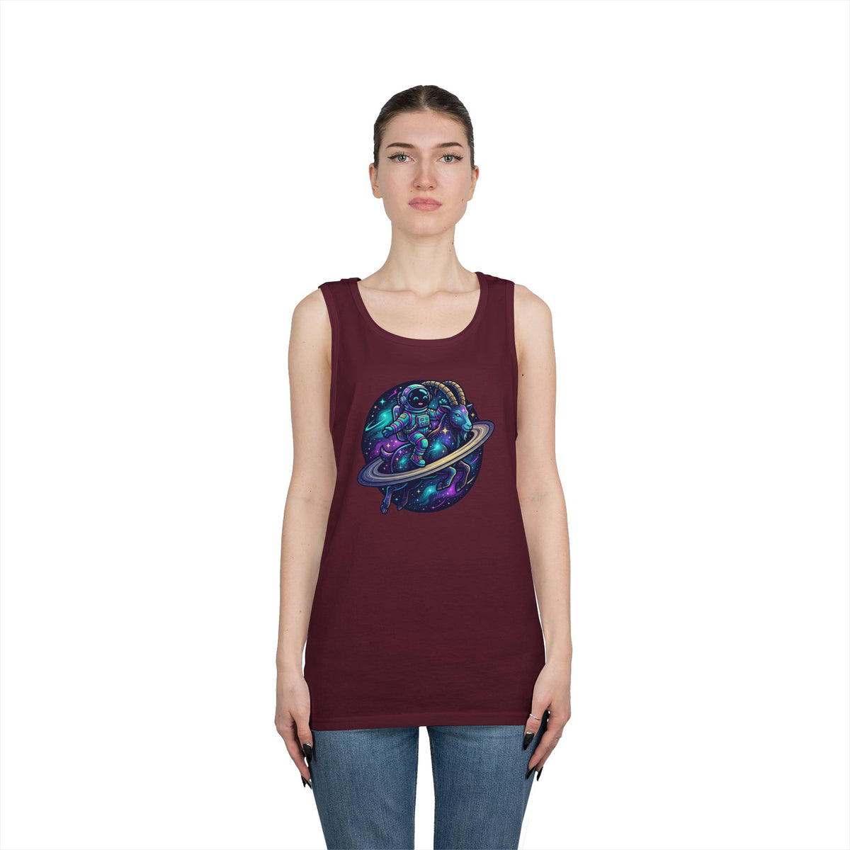 "Space Explorer Capricorn" Tank Top