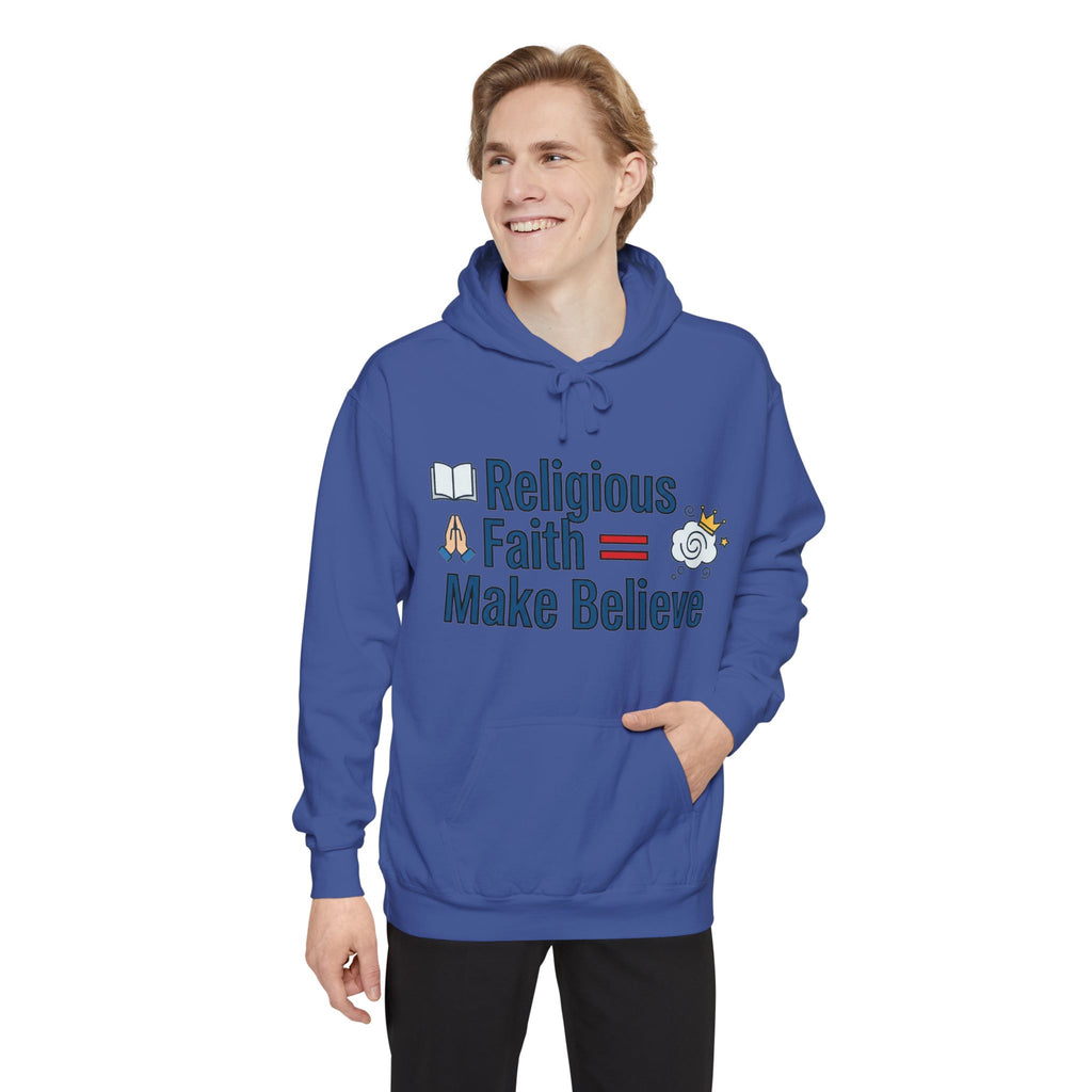 Make Believe Club Member | Garment-Dyed Hoodie — AttitudeShirts