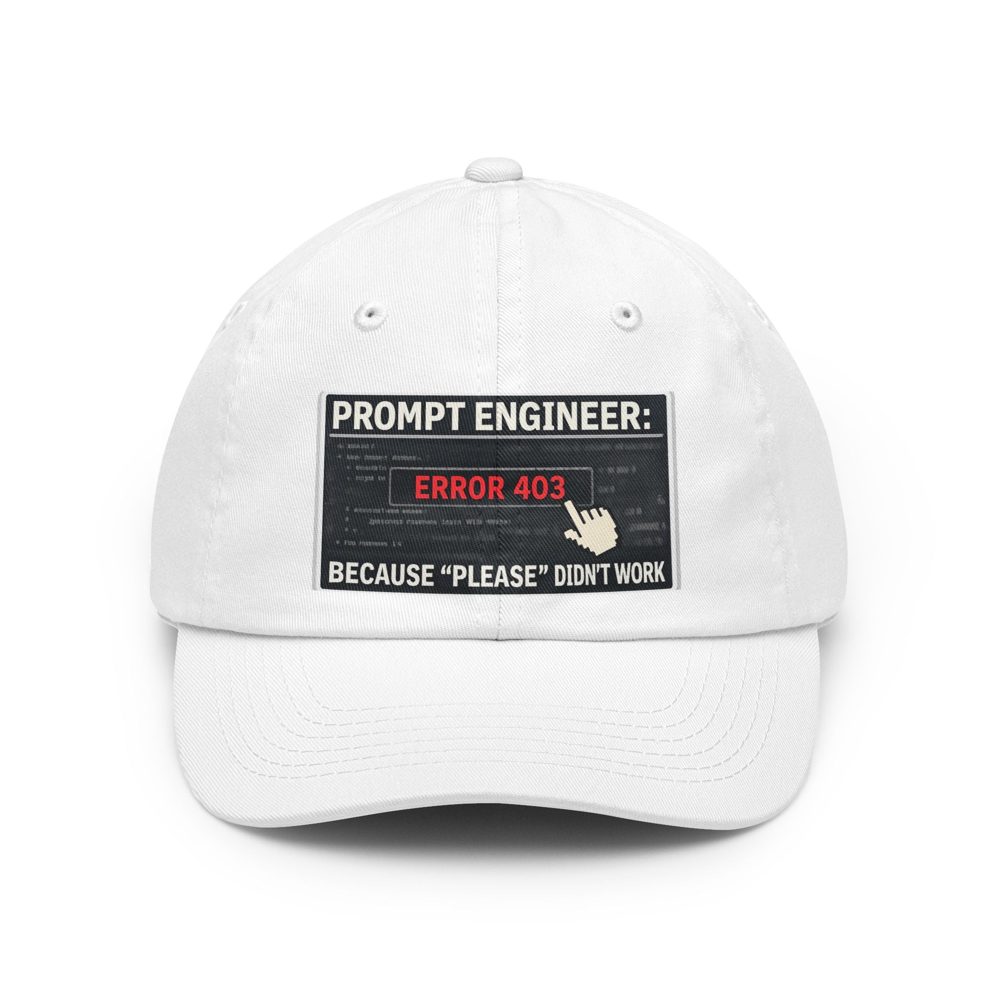 Politeness Failed. Try Fear™ | Dad Hat — AttitudeShirts