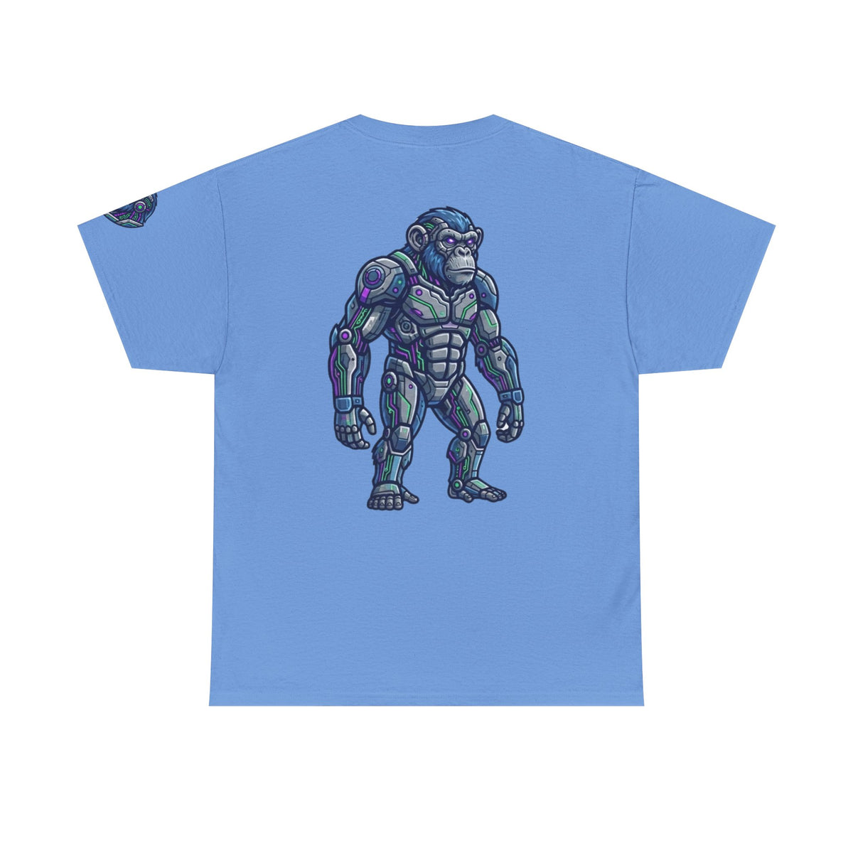 Color: Carolina Blue | Cyber Chimp Premium Graphic Tee