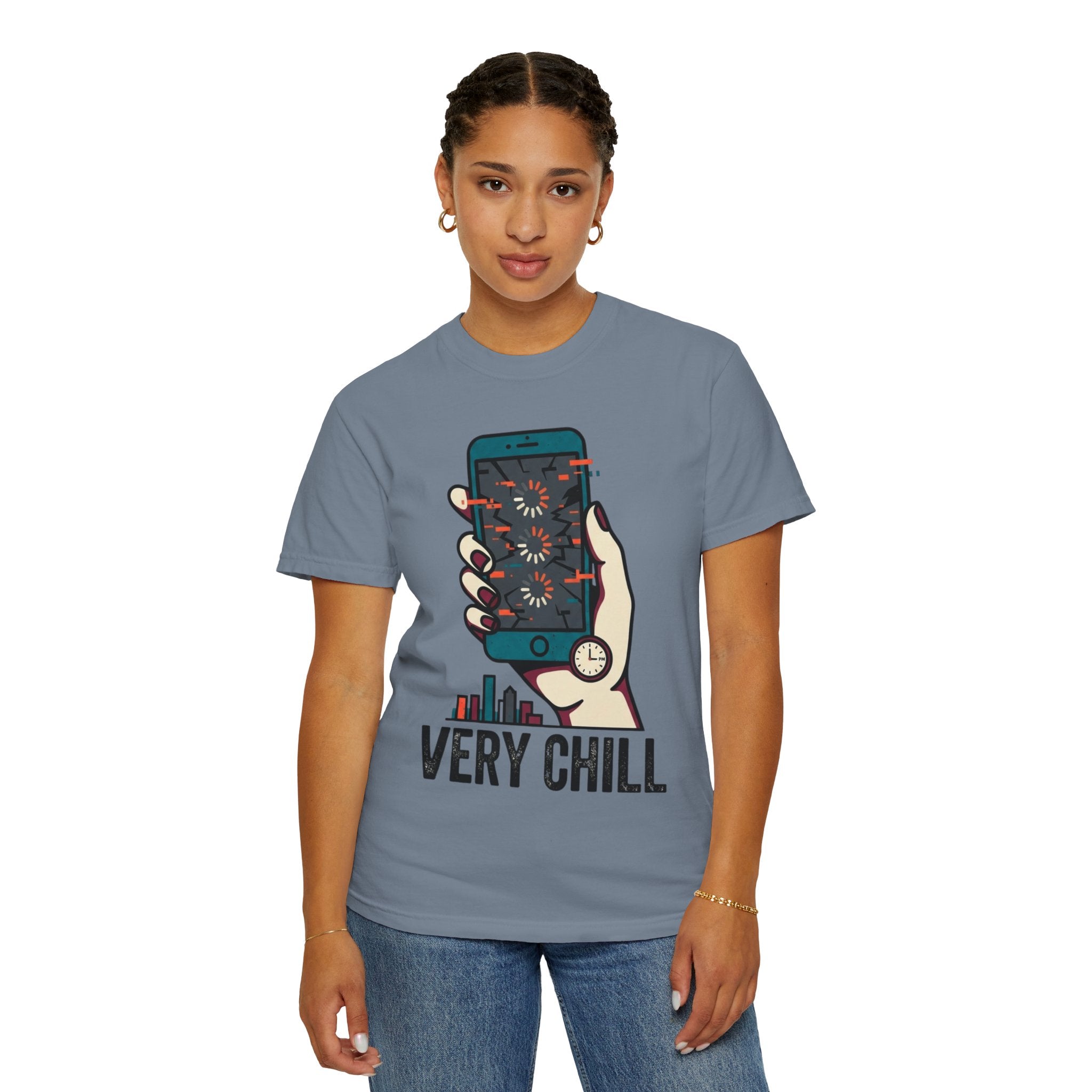 "Very Chill" Unisex Garment-Dyed Tee