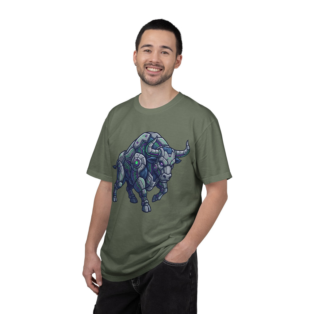 "Cyber Bull" Unisex Garment-Dyed Tee