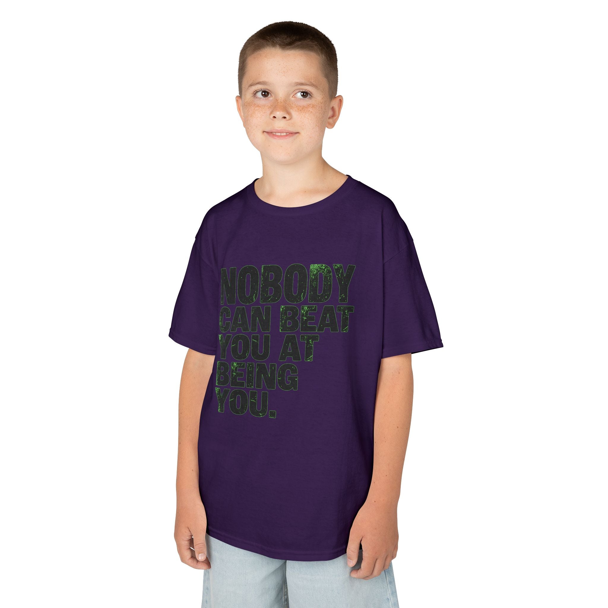 "Nobody Can Beat You At Being You" Kids Tee