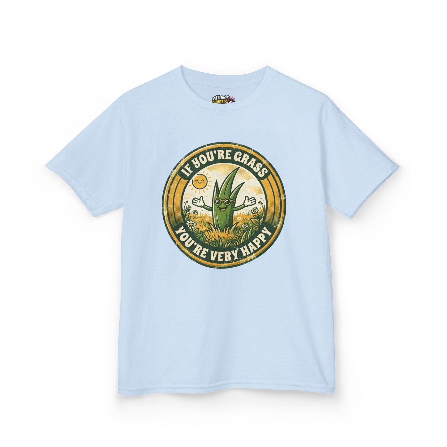 "If You're Grass You're Very Happy" Kids Tee