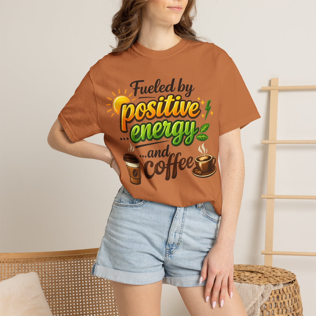 "The High-Voltage Morning Routine" Unisex Garment-Dyed T-shirt