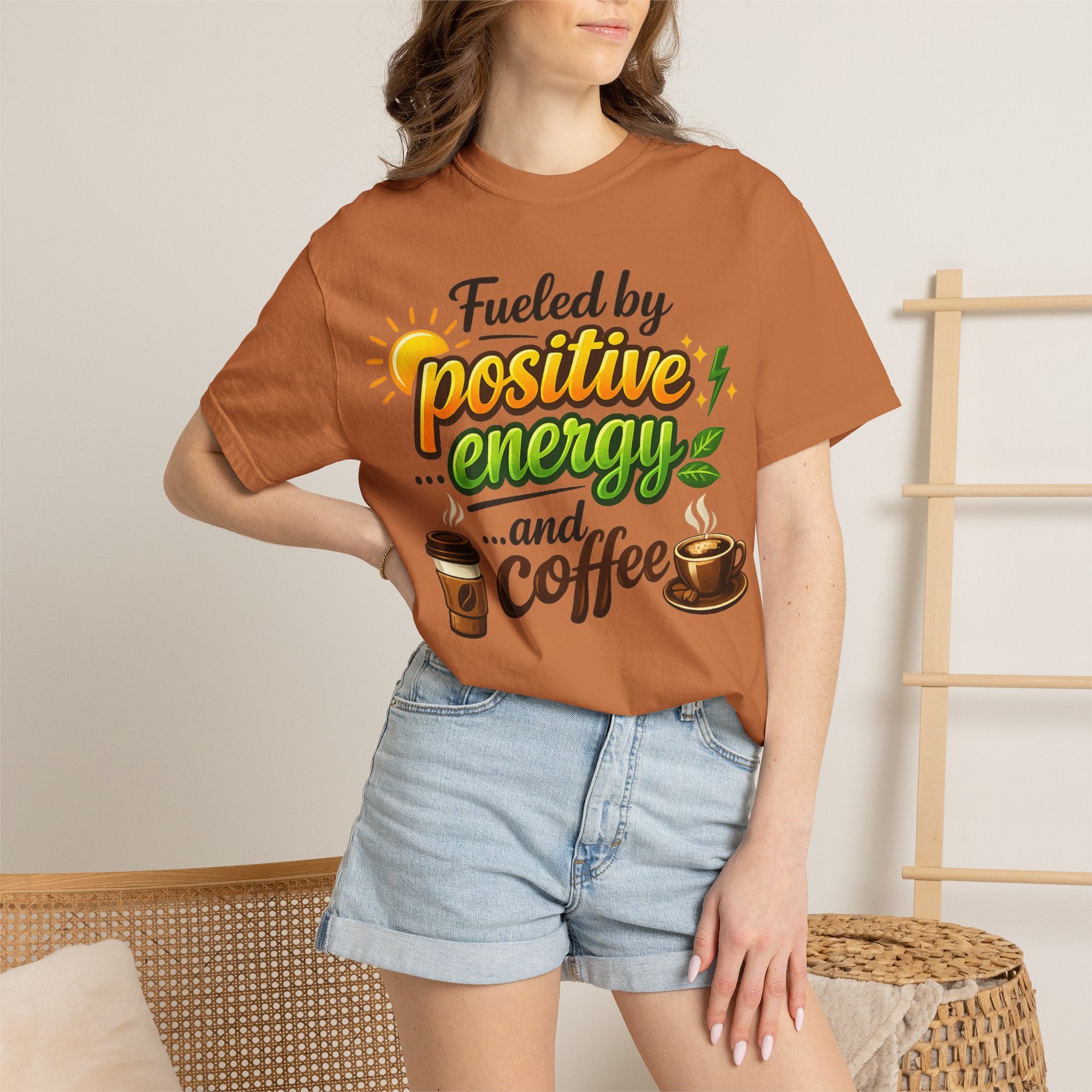 "The High-Voltage Morning Routine" Unisex Garment-Dyed T-shirt