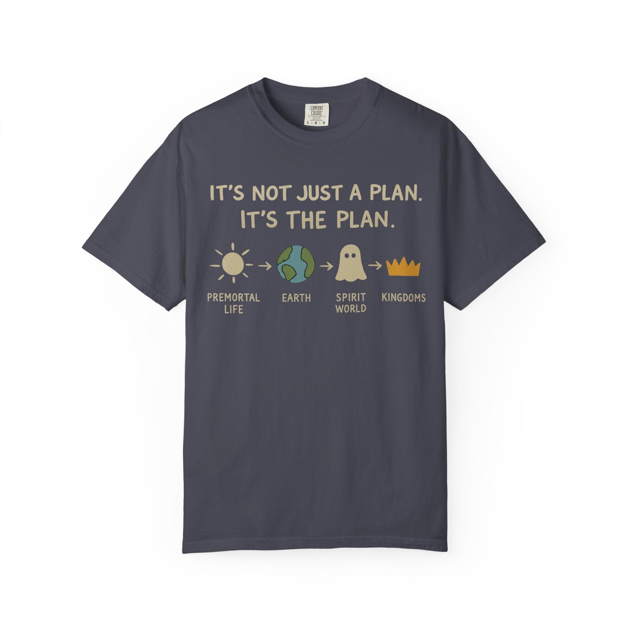 "It's The Plan" Unisex Garment-Dyed T-shirt