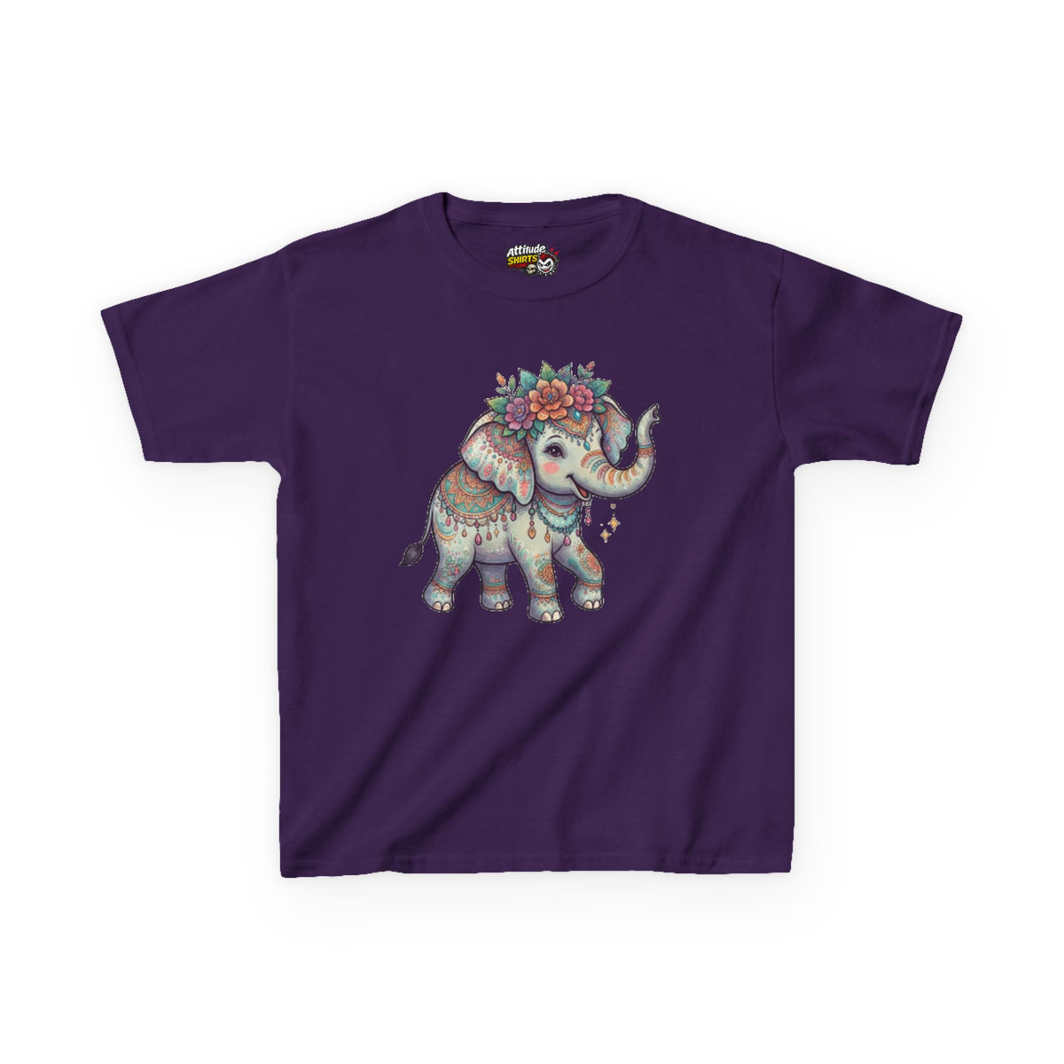 "Hippy Elephant" Kids Tee