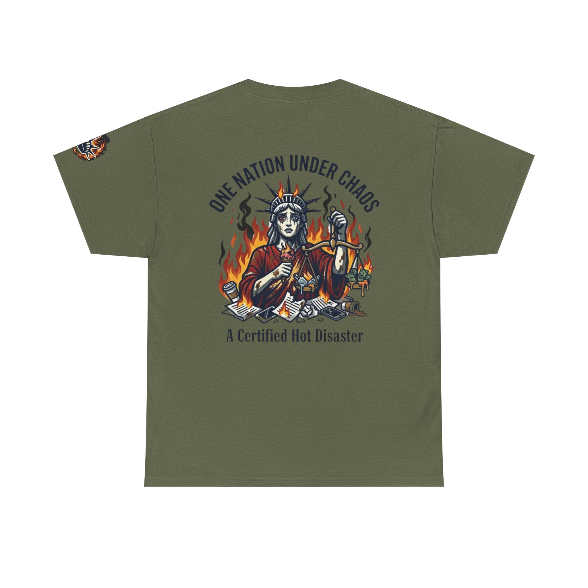 "One Nation Under Chaos" Premium Graphic Tee
