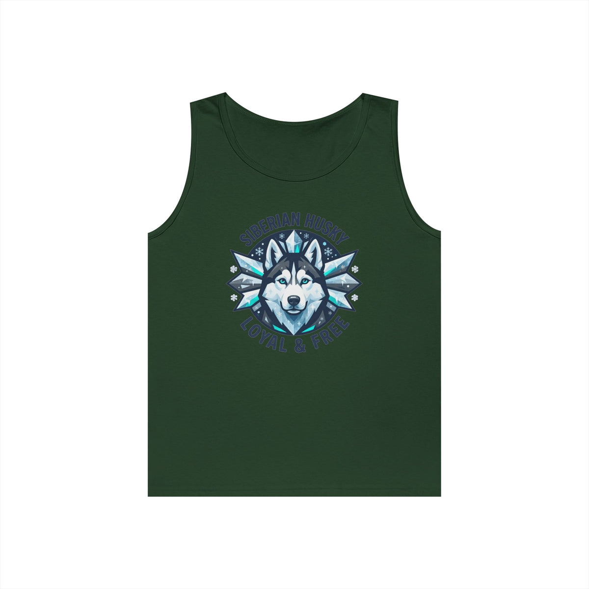 "Siberian Husky Loyal & Free" Tank Top