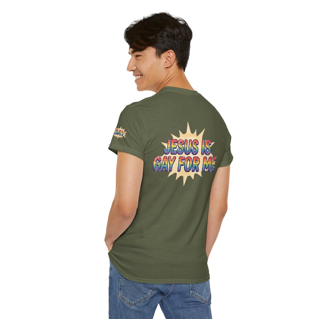 "Jesus is Gay For Me" Premium Graphic Tee