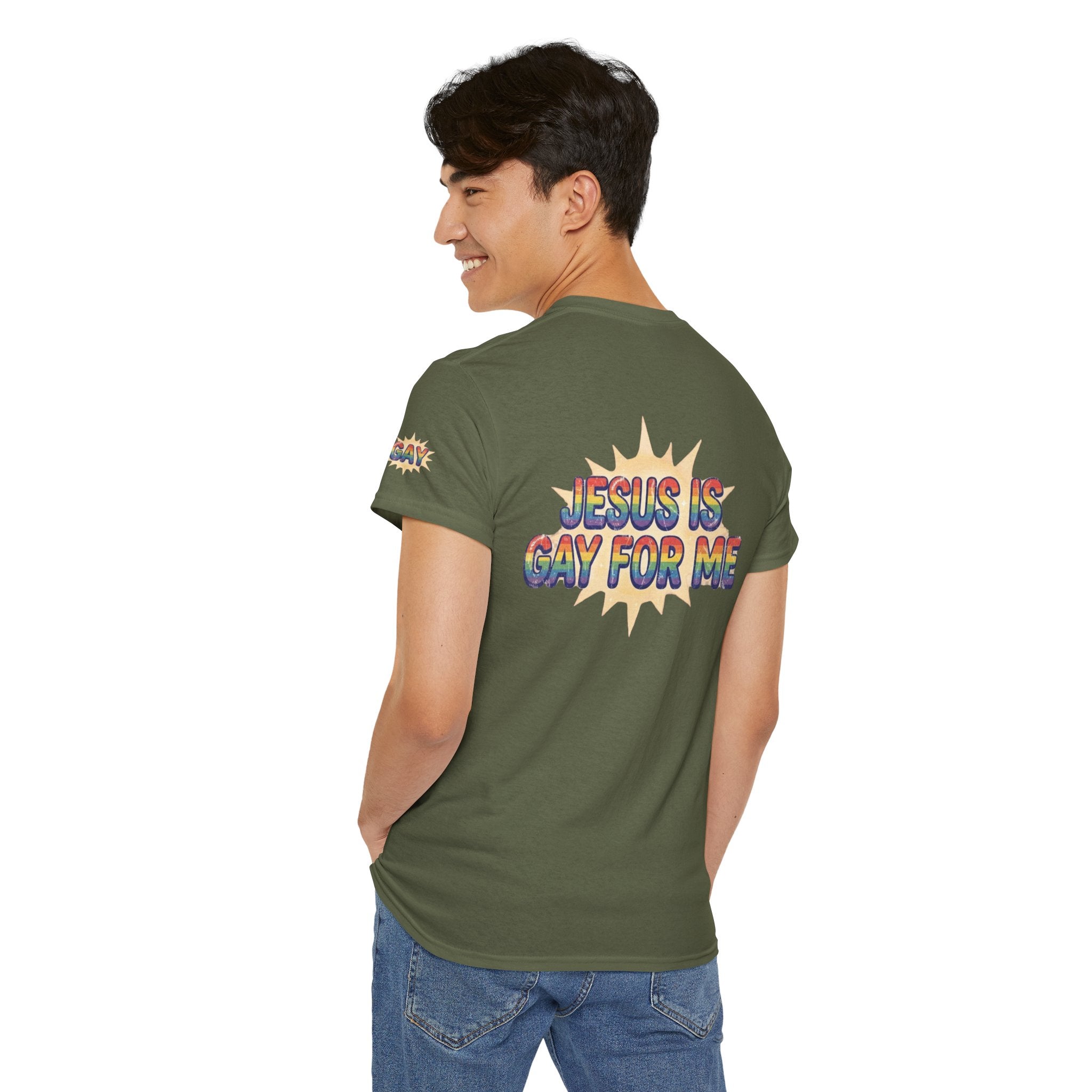 "Jesus is Gay For Me" Premium Graphic Tee