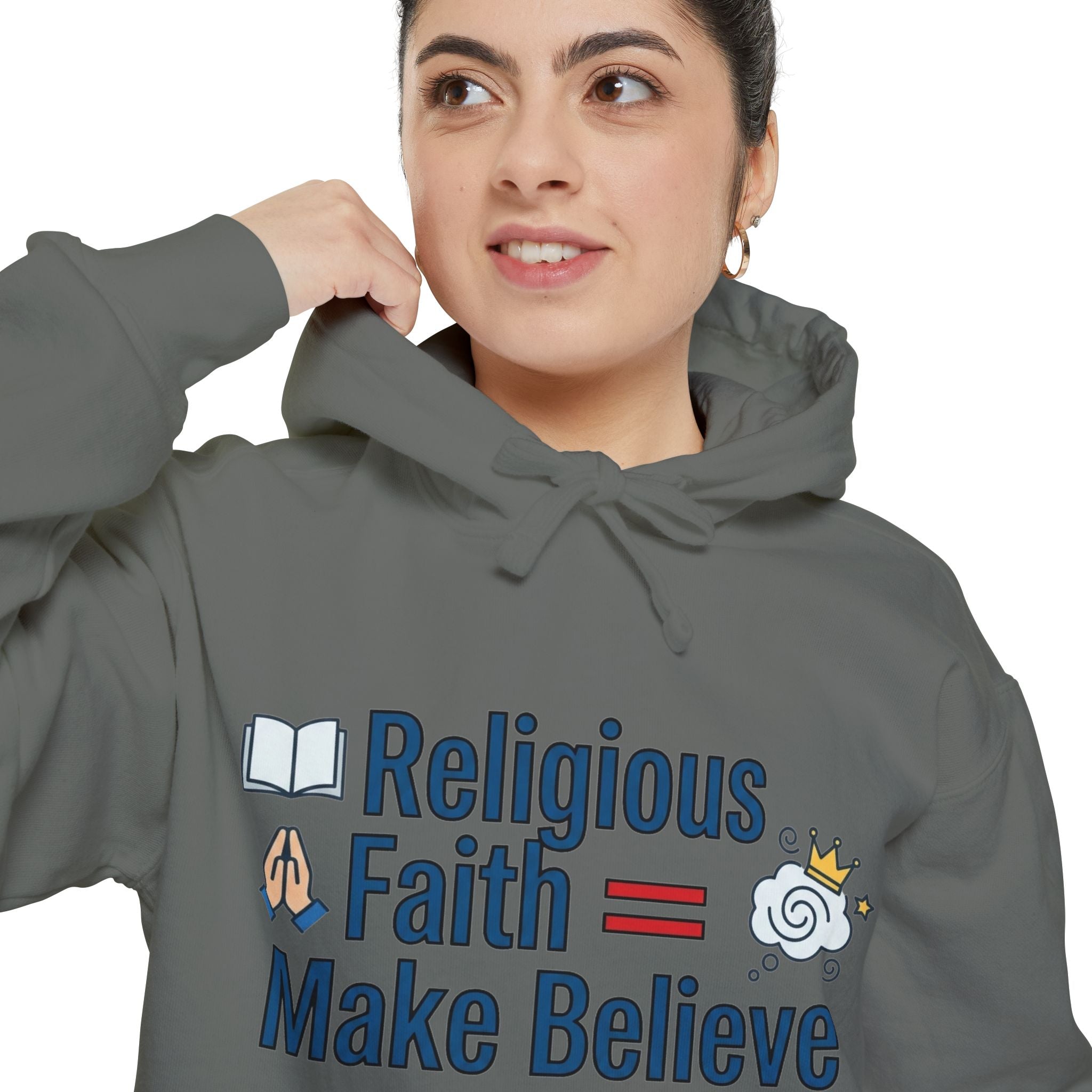 Make Believe Club Member | Garment-Dyed Hoodie — AttitudeShirts