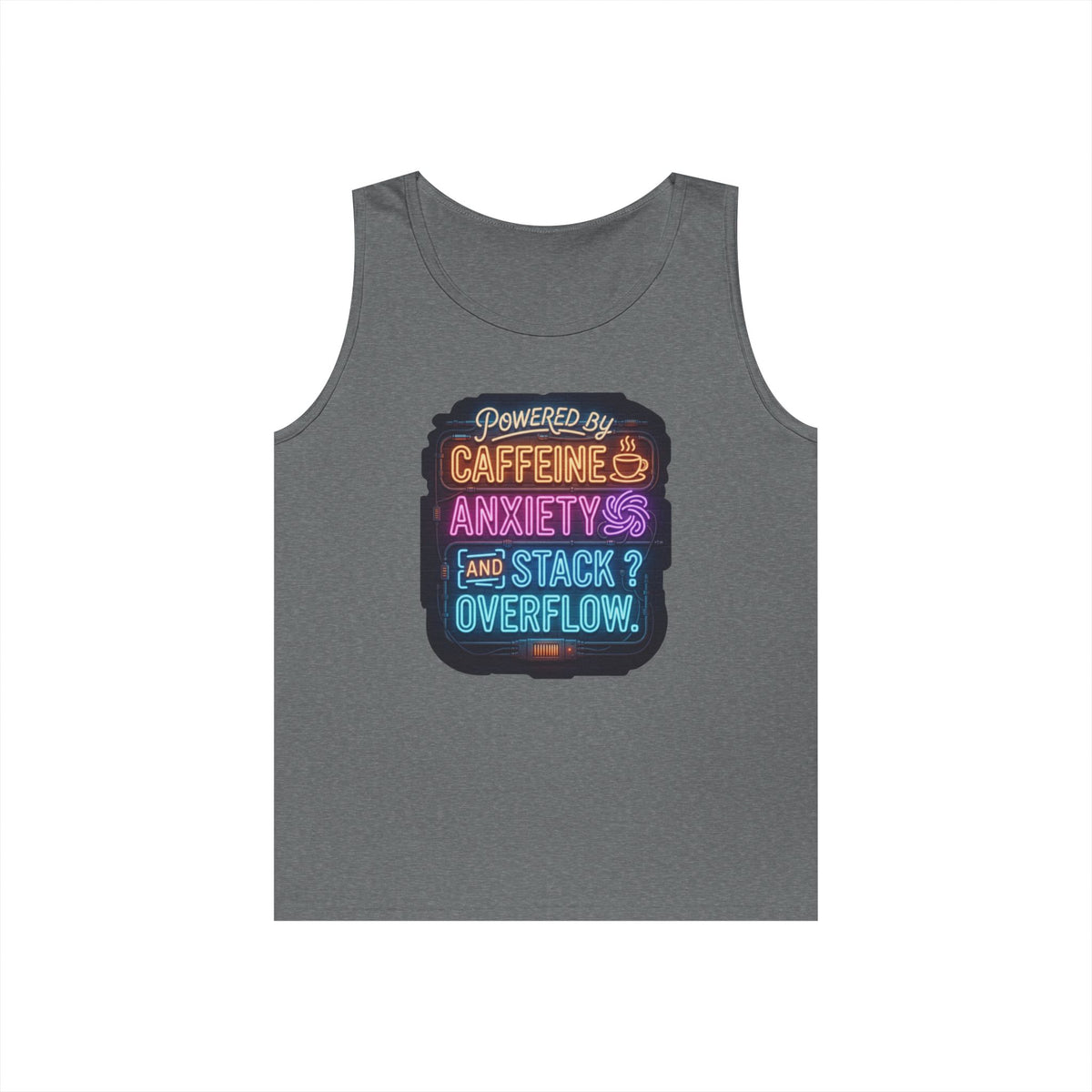 "Caffeine Anxiety And Stack Overflow" Tank Top